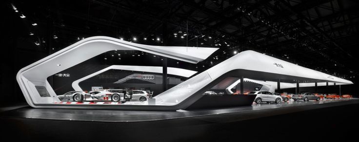 奧迪汽車展覽，車展，汽車展臺